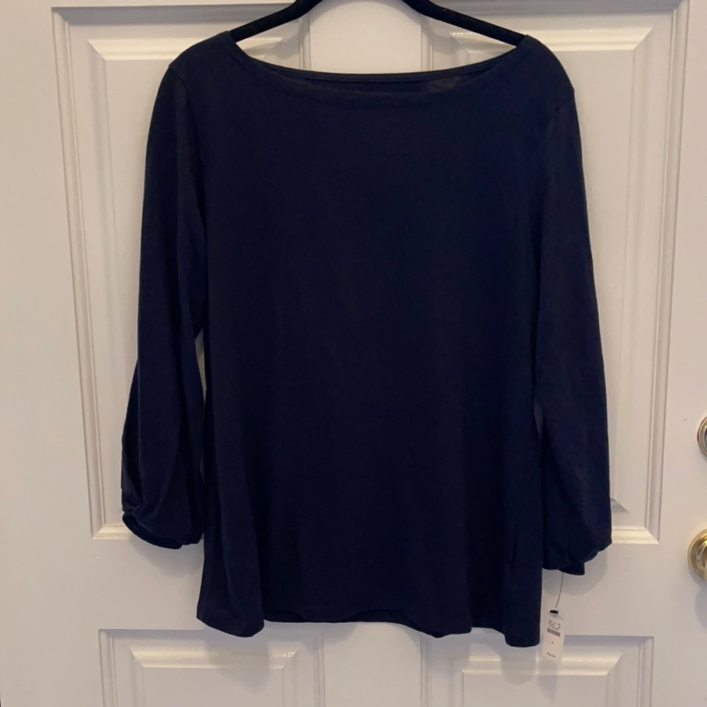 NWT Navy Talbots top, Size S